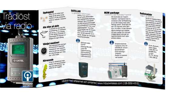 Mässbroschyrer Scanautomatic och VA