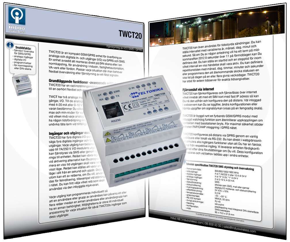 SMS för fjärrstyrning