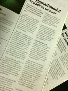 Radiomodul för 2,4 GHz FHSS