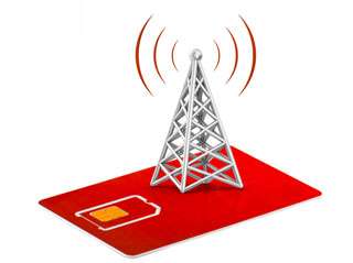 Sändarkartan för mobilbasstationer