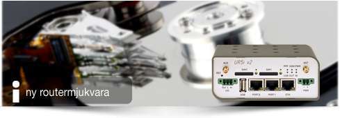 3G router mjukvaruuppdateras