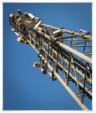 3G sänder på olika band