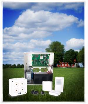 Larmpaket för GSM skyddar