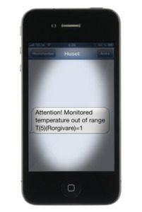 Temperaturlarm via SMS