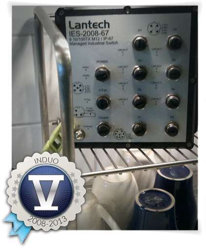 Industriell switch som kan diskas