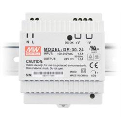 Nätaggregat 24 VDC DIN-skena