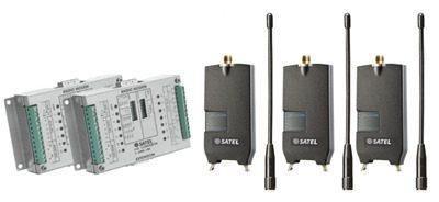 Punk till multipunkt paket med radiomodem och signalomvandlare