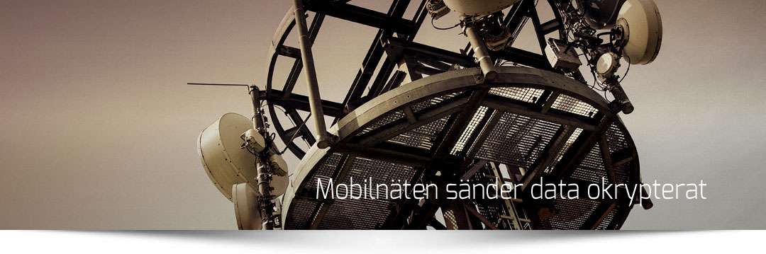 Data i mobilnäten sänds okrypterat