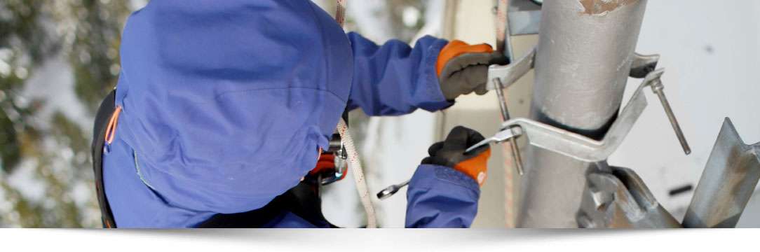 Installation i antennmast