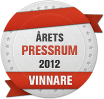 Vinnare årets pressrum 2012