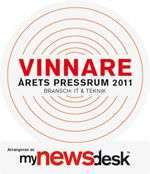 Vinnare årets pressrum 2011
