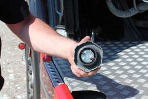 GSM-larmsändare bränsletank