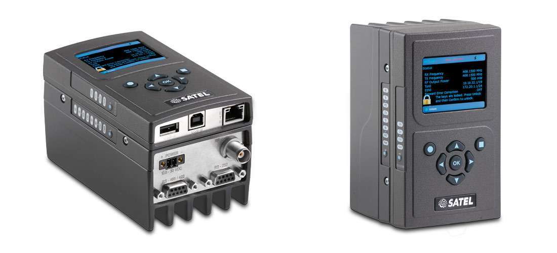 Radiomodem med display