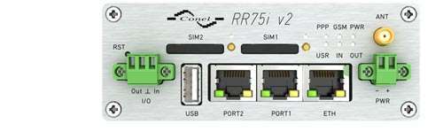 Router med tillvalsportar för GSM-R