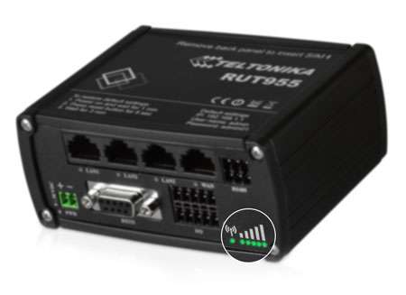 Dioder indikerar signalstyrka