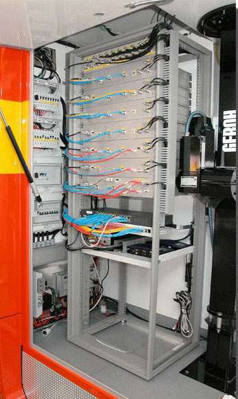 RAKEL och GSM-modem bak i fordonet