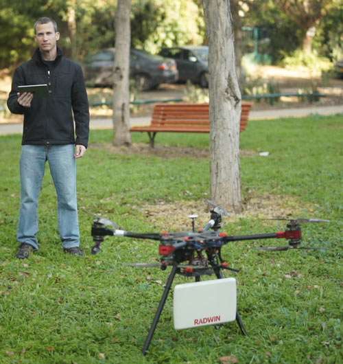 Drönare kartlägger trådlöst nät