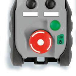 Radiostyning med nödstopp