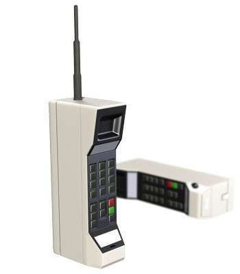 När SMS kom var telefonerna stora