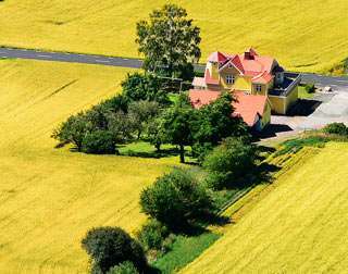 Hus med mätvärdesinsamling