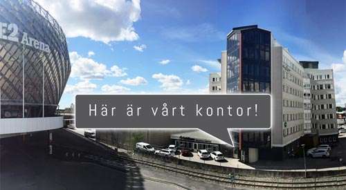 Här är vårt kontor