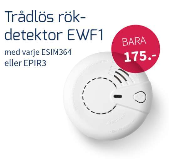 Extraerbjudande på rökdetektor