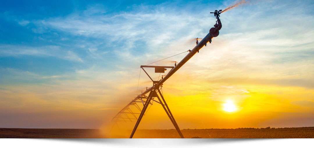 Bevattning av åkrar i Turkiet