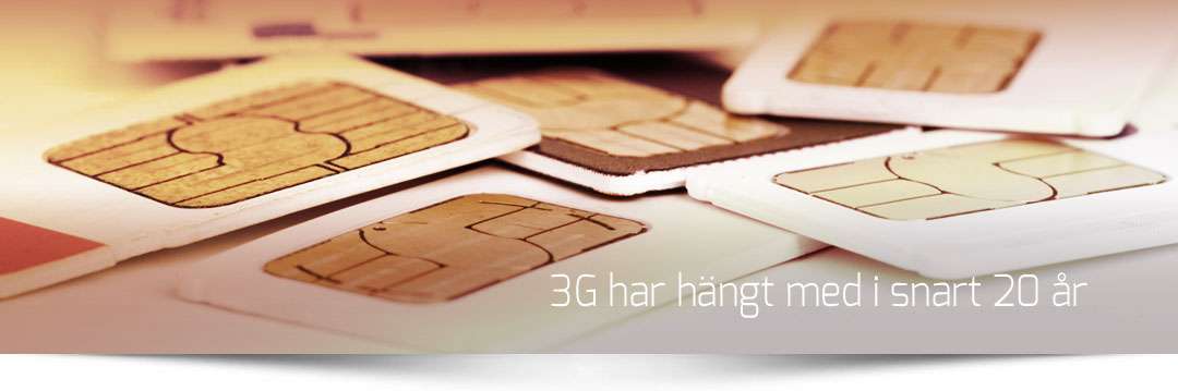 3G är ett historiskt mobilnät