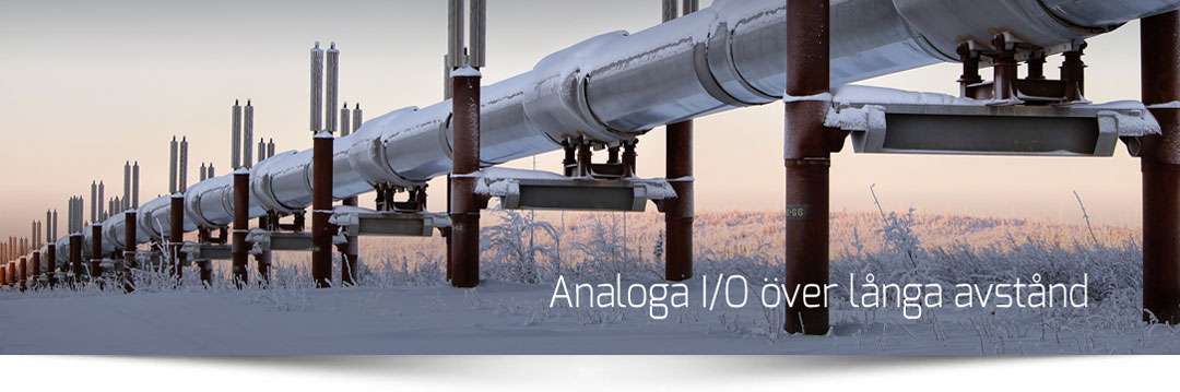 Analoga I/O över långa sträckor