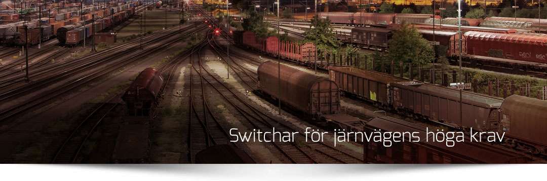 Switchar för järnvägen