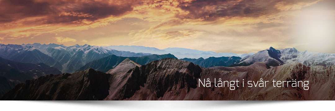 Nå långt i svår terräng