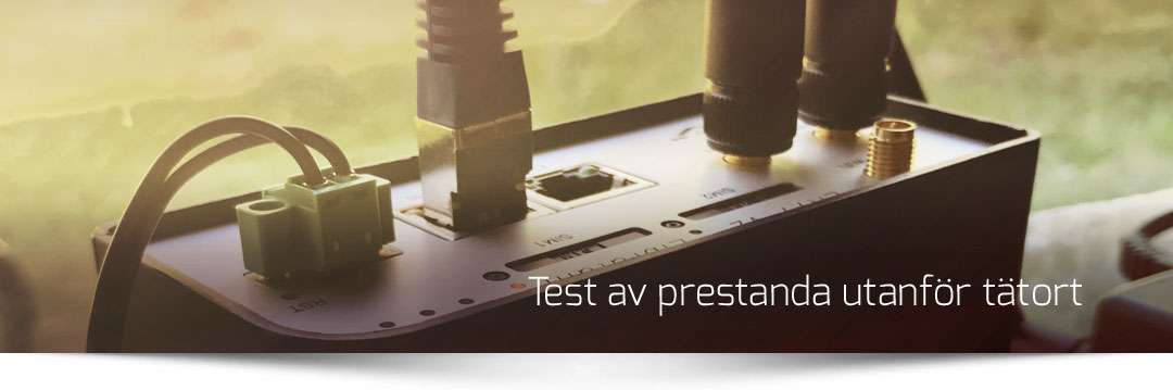 test av prestanda utanför tätort