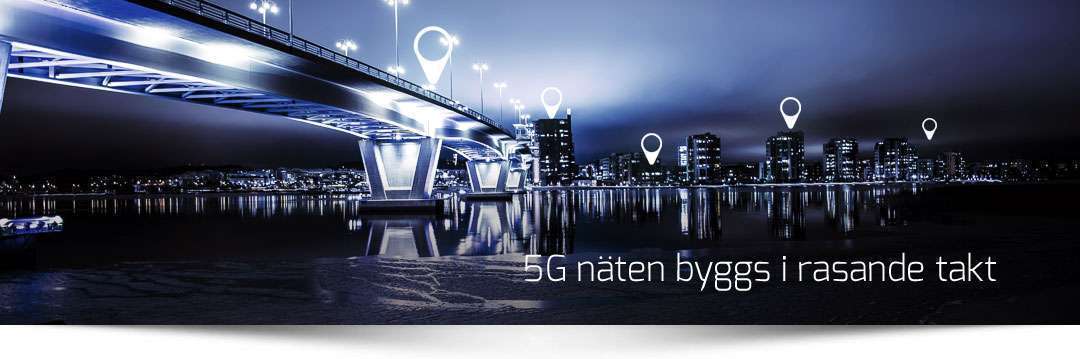 5g nät stad