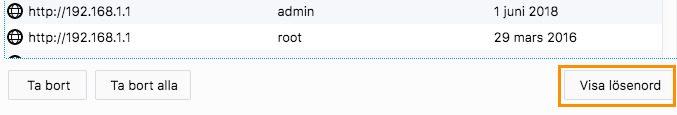 visa lösenord firefox