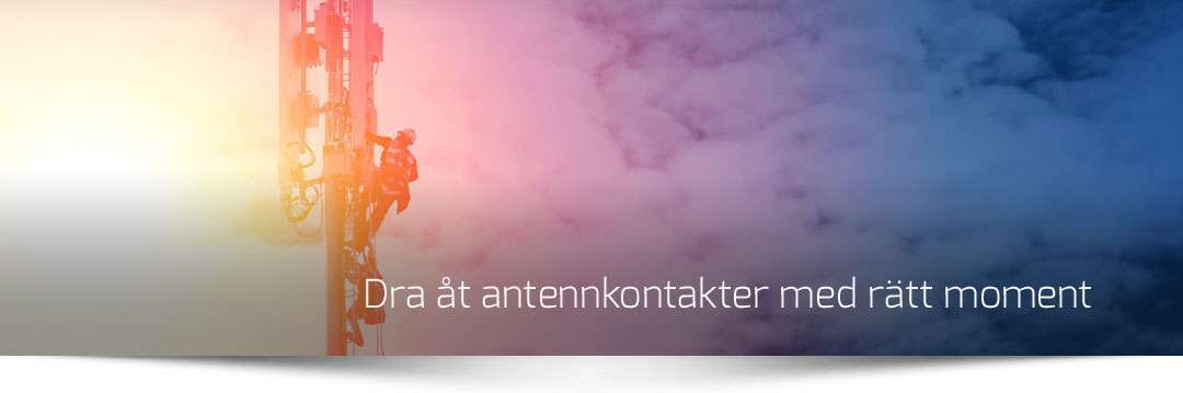 Dra åt antennkontakt rätt