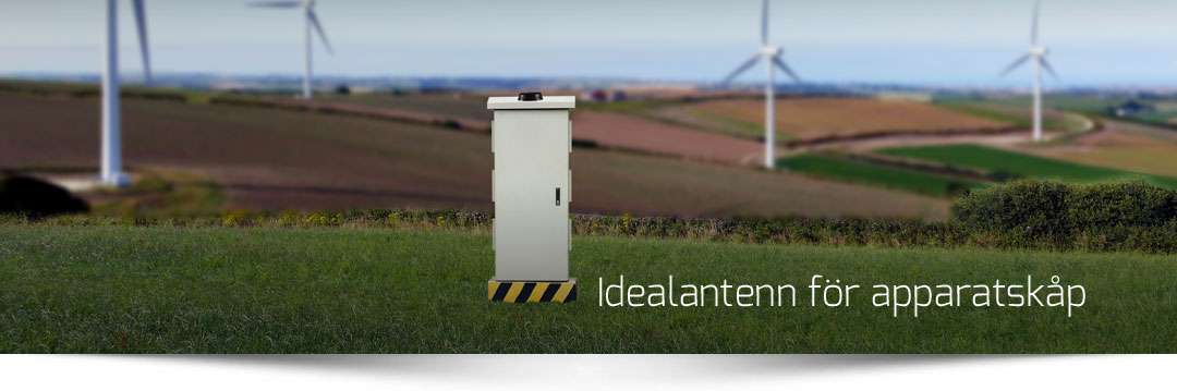 apparatskåp med puckantenner