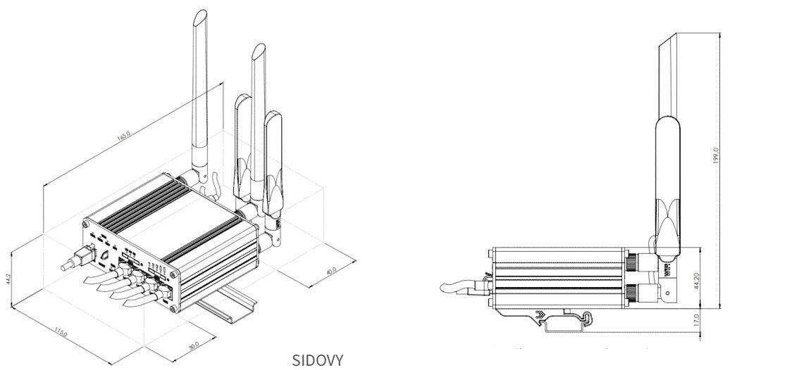 Teltonika rutx11 montering