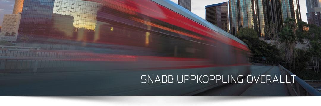 snabb uppkoppling överallt med 5G