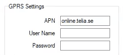 apn inställning Telia för ESIM252