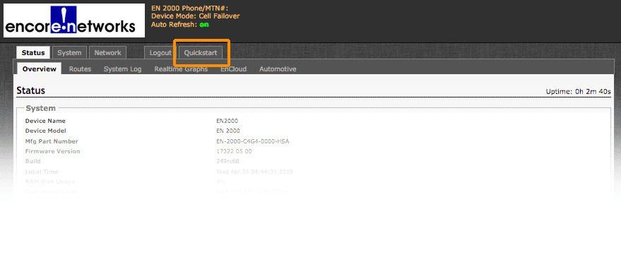 meny quickstart en2000