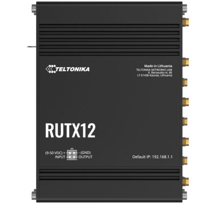Teltonika RUTX12 4g-router frontlabel