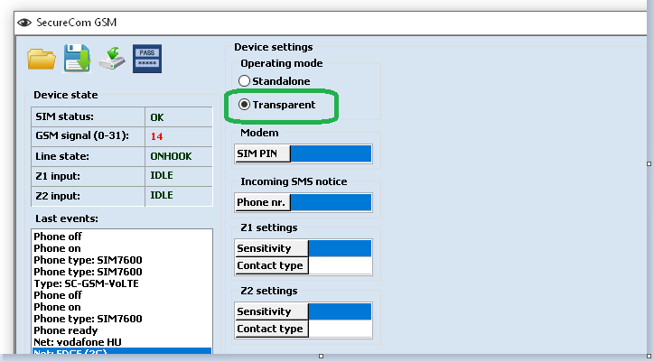 Ställ in för samtal