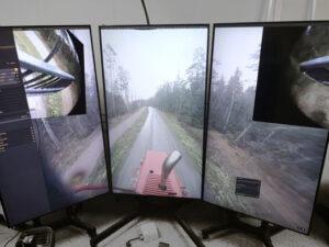 Förarmiljö obemannade fordon