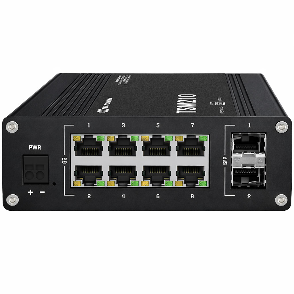 Teltonika TSW210 nätverksswitch 10 portar