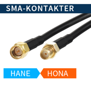 SMA antennkontakter hona och hane