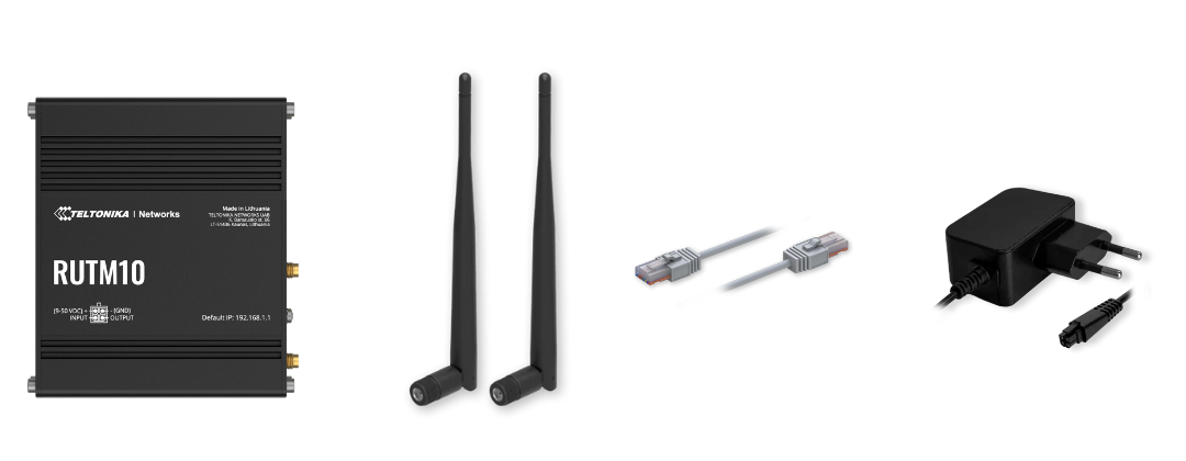 Teltonika RUTM10 i paketet