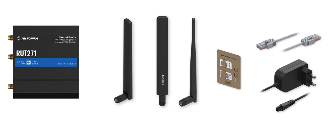 Teltonika RUT271 5g-router tillbehör