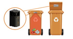 Avfallssensor i tunna