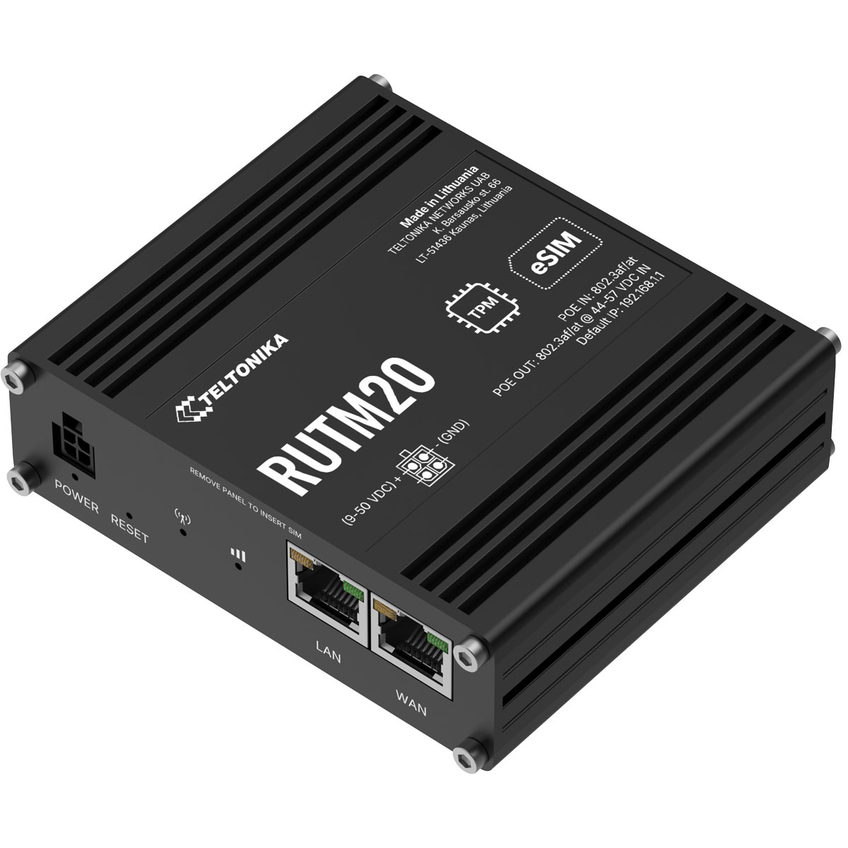 Teltonika RUTM20 5g-router kapsling