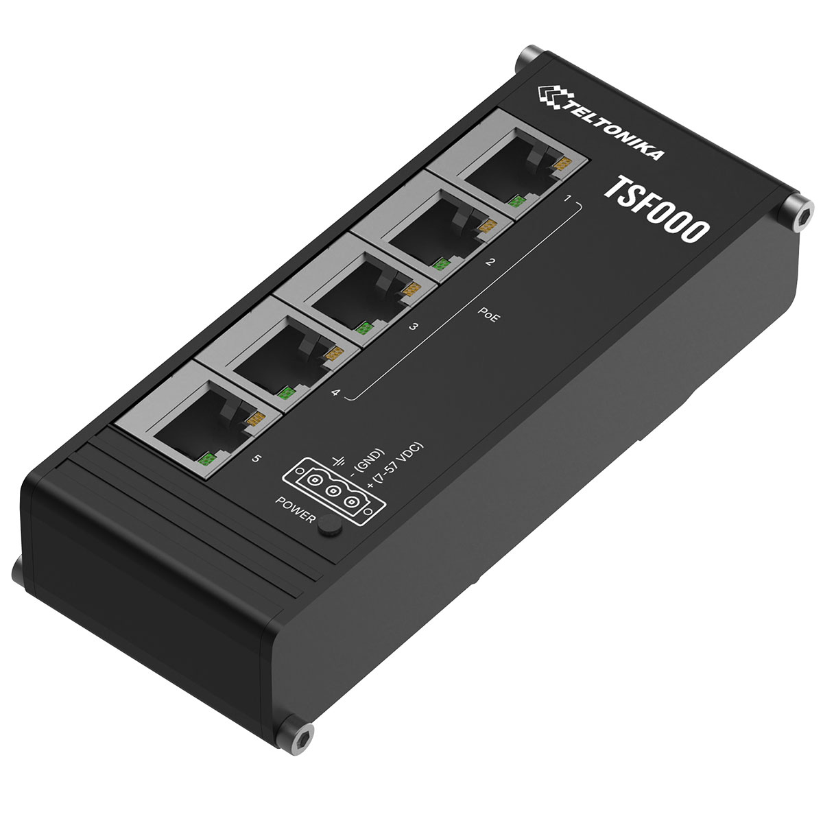Teltonika TSF000 PoE-switch matningsport